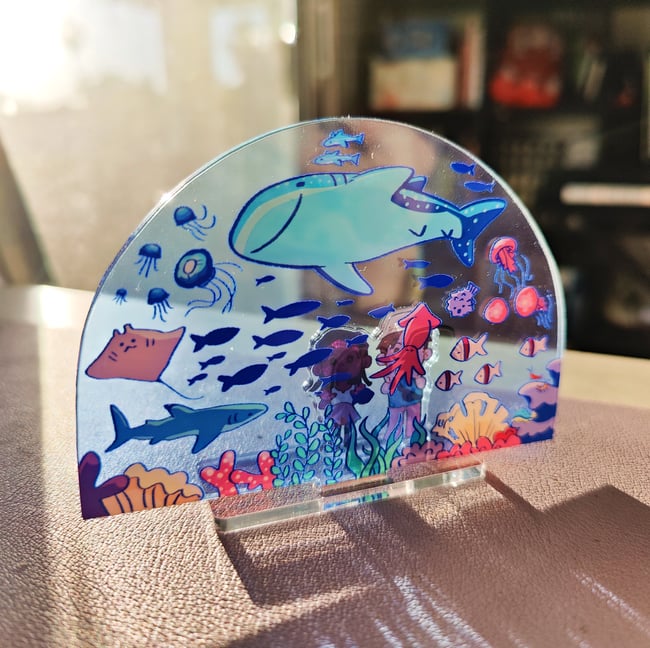 Aquarium Acrylic Stand