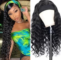 Image 1 of Brazilian Loose Wave Headband Wig 10"-30" Inches