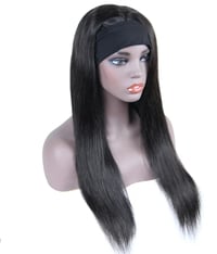 Image 3 of Brazilian Straight Headband Wig 10"-30" Inches 