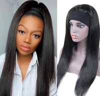 Image 5 of Brazilian Straight Headband Wig 10"-30" Inches 