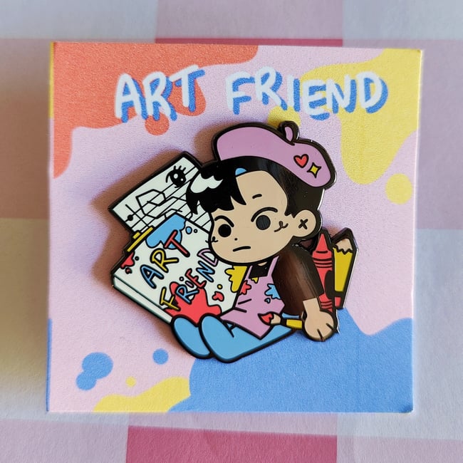 (OC) Art Friend Pin