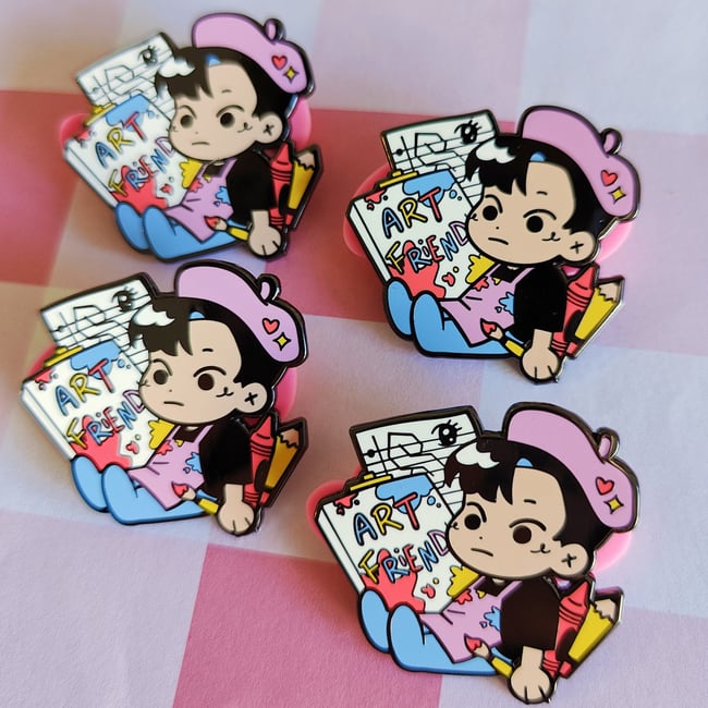 (OC) Art Friend Pin