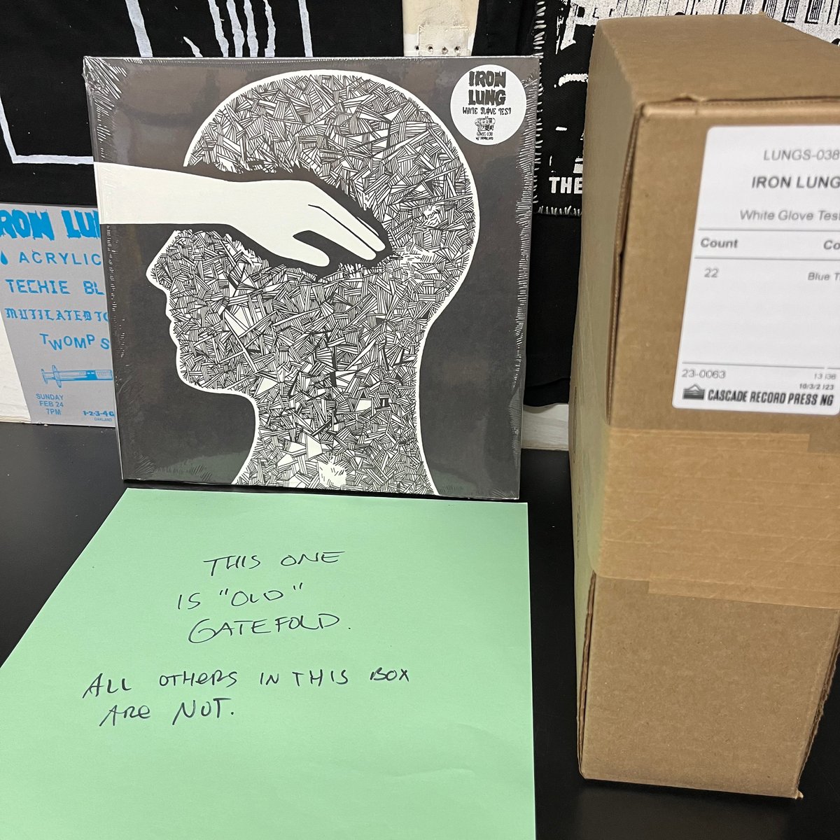 IRON LUNG White Glove Test LP IRON LUNG RECORDS