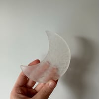 Image 1 of Selenite Moon Charging plate