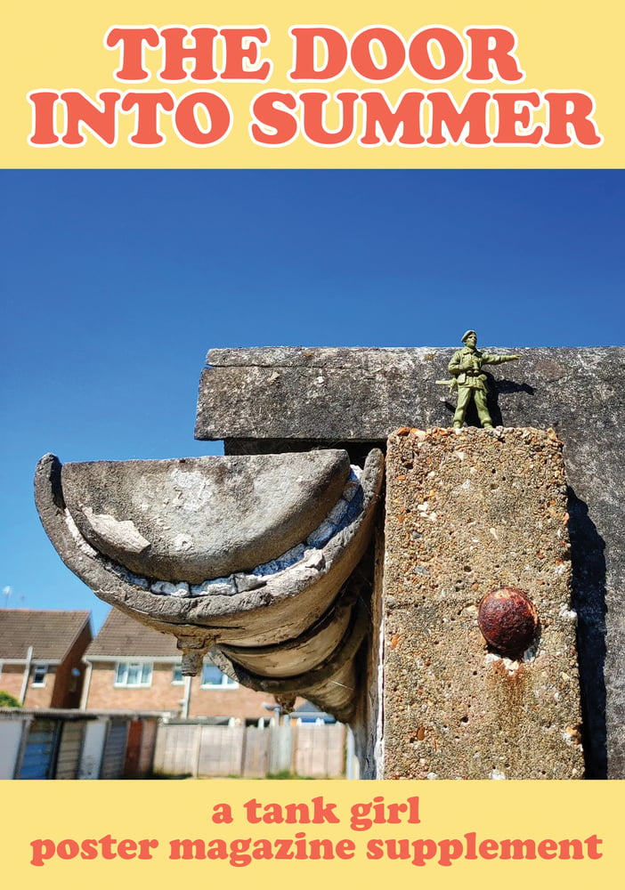 Image of The Door Into Summer Tank Girl Poster Magazine Supplement - with Toy Soldier!