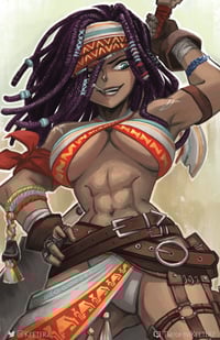 Image 3 of SNK Fighters 11x17" Print Series: Darli, Fatal Fury, Shermie