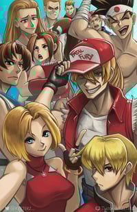 Image 2 of SNK Fighters 11x17" Print Series: Darli, Fatal Fury, Shermie