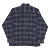 Image 3 of Vintage The North Face A5 Flannel Shirt - Navy