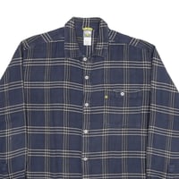 Image 2 of Vintage The North Face A5 Flannel Shirt - Navy