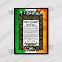 Framed Easter 1916 Proclamation.