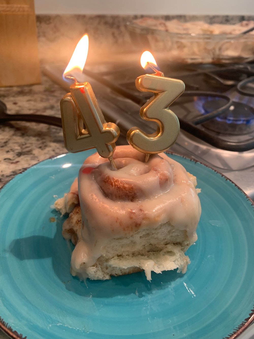Image of rock & roll - four cinnamon rolls