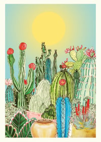 CACTUS LOVE - LIMITED EDITION GICLEE PRINT