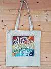 Art is a human right tote bag