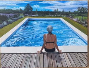 Image of Fonfon a la piscine
