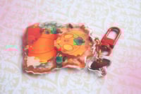 Image 3 of Pumpkat Halloween Keychain
