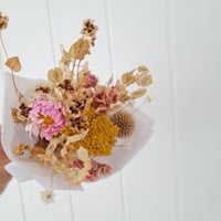 Image 2 of British grown everlasting dried flower posey 