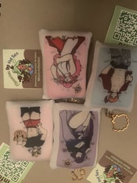 Image 1 of mini dakimakuras ( pillow keychains)