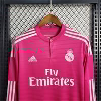 Image 3 of Real Madrid 14/15 Away Long Sleeve Retro Jersey