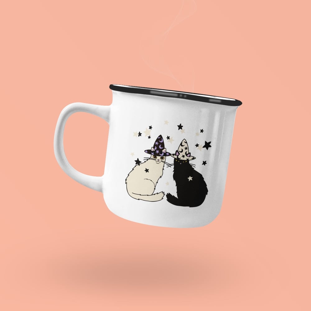 Image of KITTY WITCH BESTIES CAMP MUG