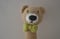 Image of Sonajero oso marron con pajarita verde