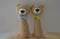 Image of Sonajero oso marron con pajarita verde
