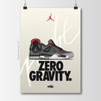 Sneakers Poster Air Jordan 4 “Infrared” Hypebeast Print