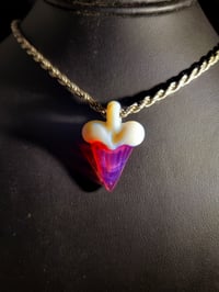 Image 2 of Karmaline & rhino shark tooth pendant.