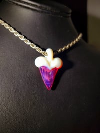 Image 3 of Karmaline & rhino shark tooth pendant.