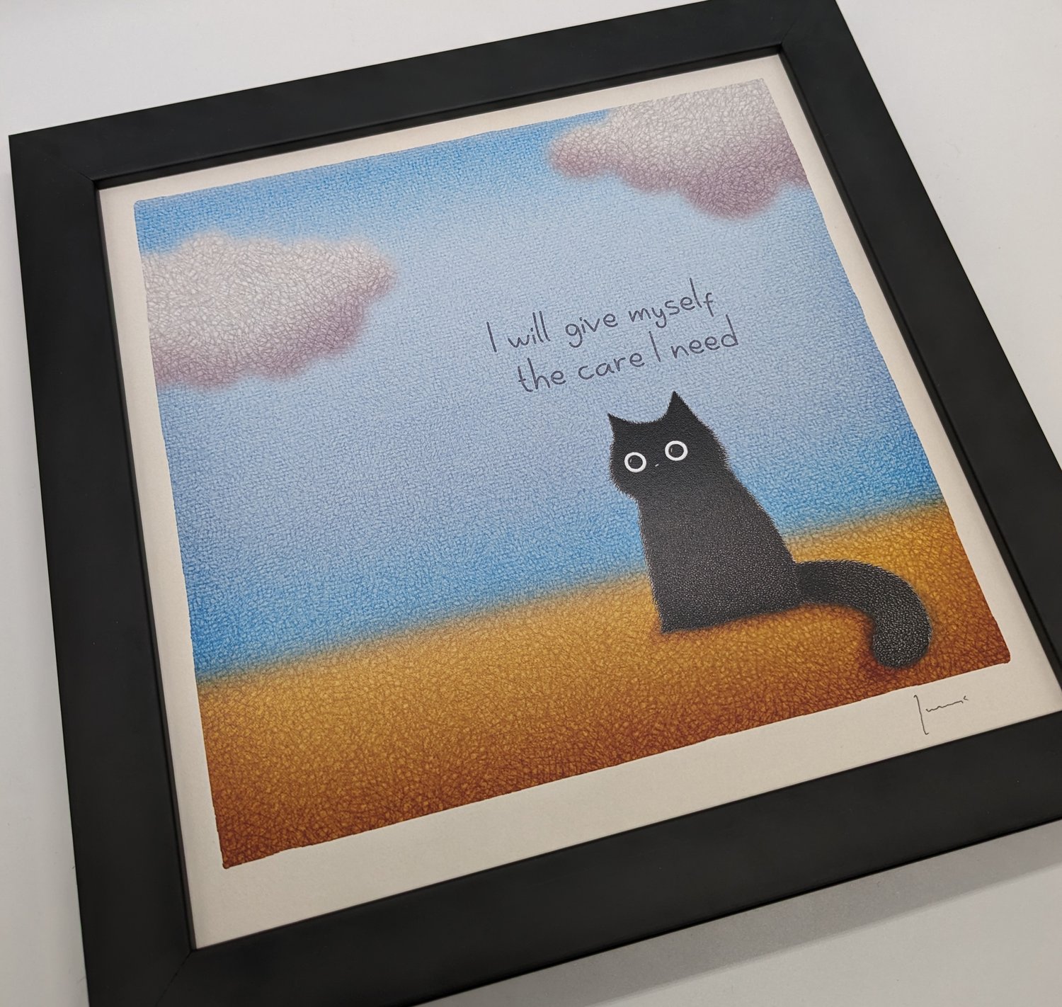 Image of I will give myself the care the care I need 