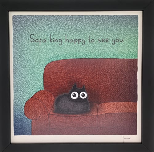 Image of Sofa King happy to see you 