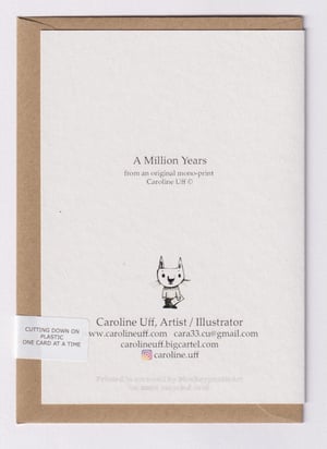A million Years - card