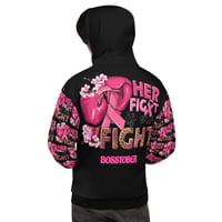Image 2 of Black Unisex Her Fight Is Our Fight Hoodie