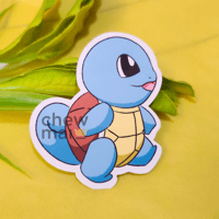 Image 4 of Kanto Starters Vinyl Stickers