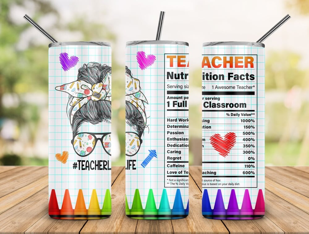 Image of 20 oz Teacher Life Tumbler