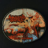 Image 5 of Amputated Genitals "Family Bloodbath" Official Woven Patch