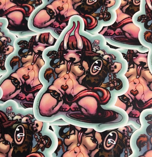 Image of :Krampus Yokaii Sticker: