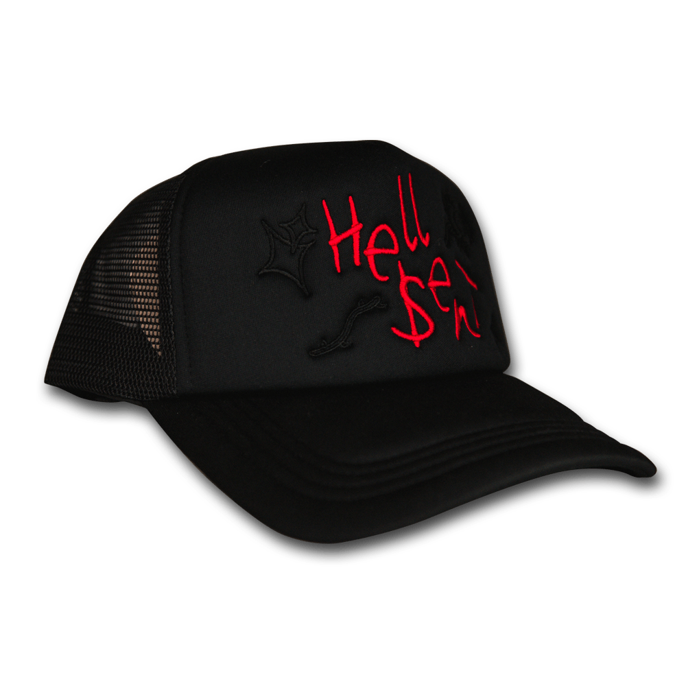Image of Hellsent Dark Rose Trucker Hat