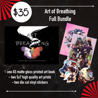 Art of Breathing Physical Zine + Full Merch Bundle