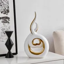 Statue Ceramics Desk Accessories Luxury Living Room Decoration Decorative Sculpture