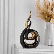 Statue Ceramics Desk Accessories Luxury Living Room Decoration Decorative Sculpture