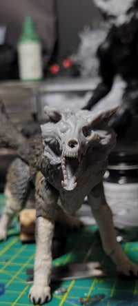 Image 1 of Zombie Wolf head