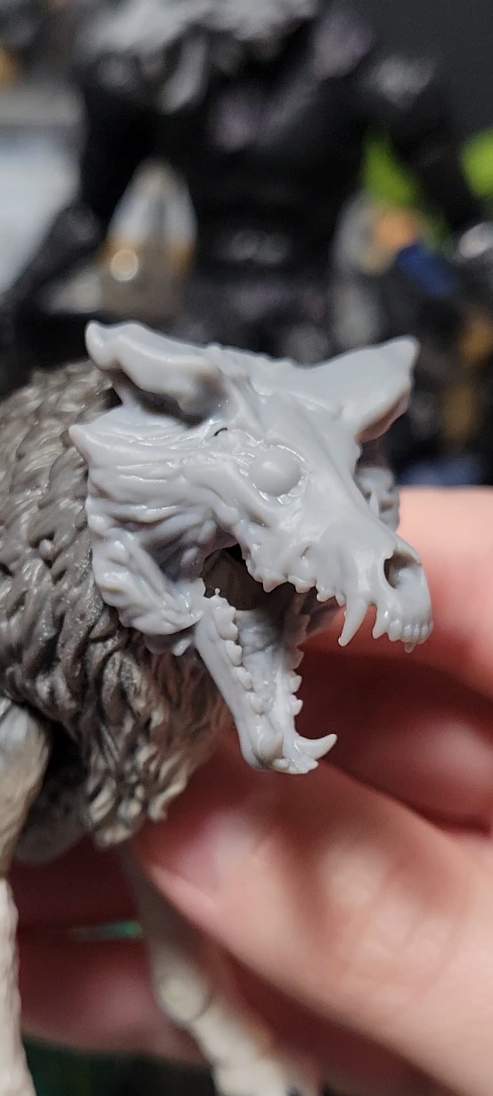 Zombie Wolf head