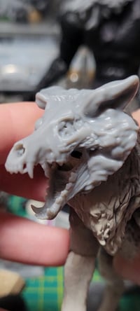 Image 3 of Zombie Wolf head