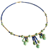 ONE OF A KIND - Gold Siwa Lapis Lazuli & Turquoise Bead Necklace  Image 4