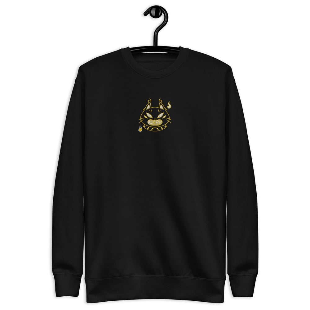 Image of Embroidered Cat BooHoo Club Sweatshirt