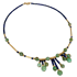 ONE OF A KIND - Gold Siwa Lapis Lazuli & Turquoise Bead Necklace  Image 2