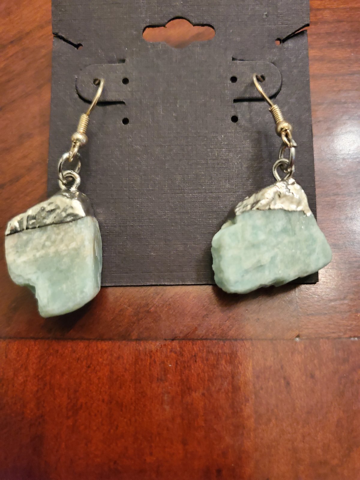 Image of Blue Druzy Earring