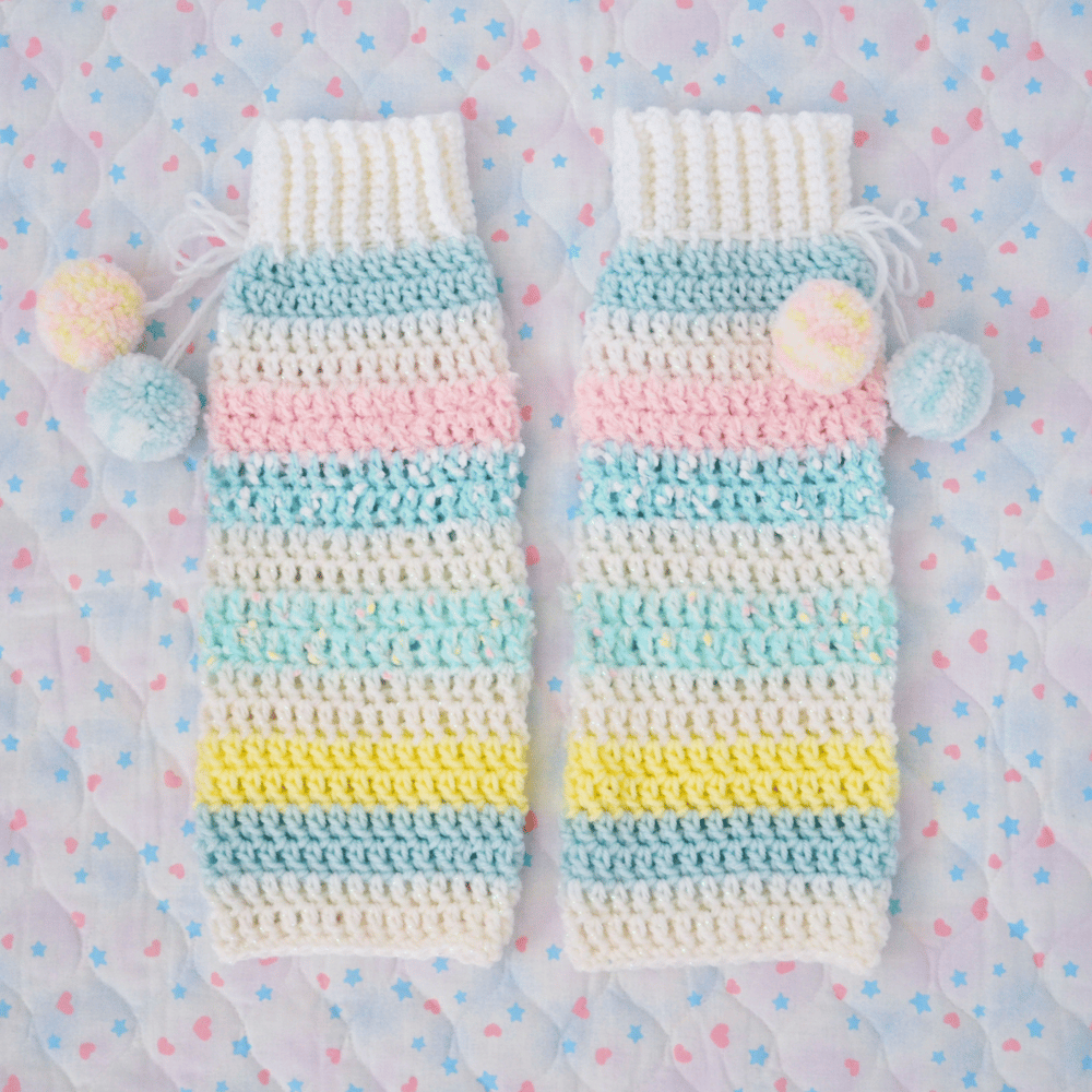 PomPom Legwarmers: 03