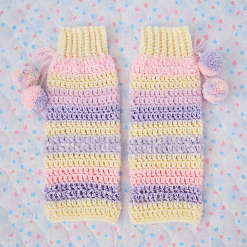 PomPom Legwarmers: 04