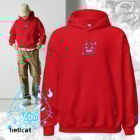 Image 1 of Embroidered Hellcat BooHoo Club Hoodie
